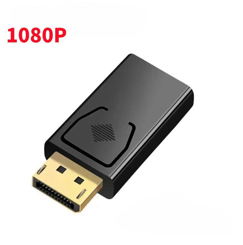Adaptador Compatible con DisplayPort a HDMI 4K 60Hz DP macho a hembra Cable de Audio y vídeo Compatible con HDMI HD 1080P para PC TV portátil: Blanco