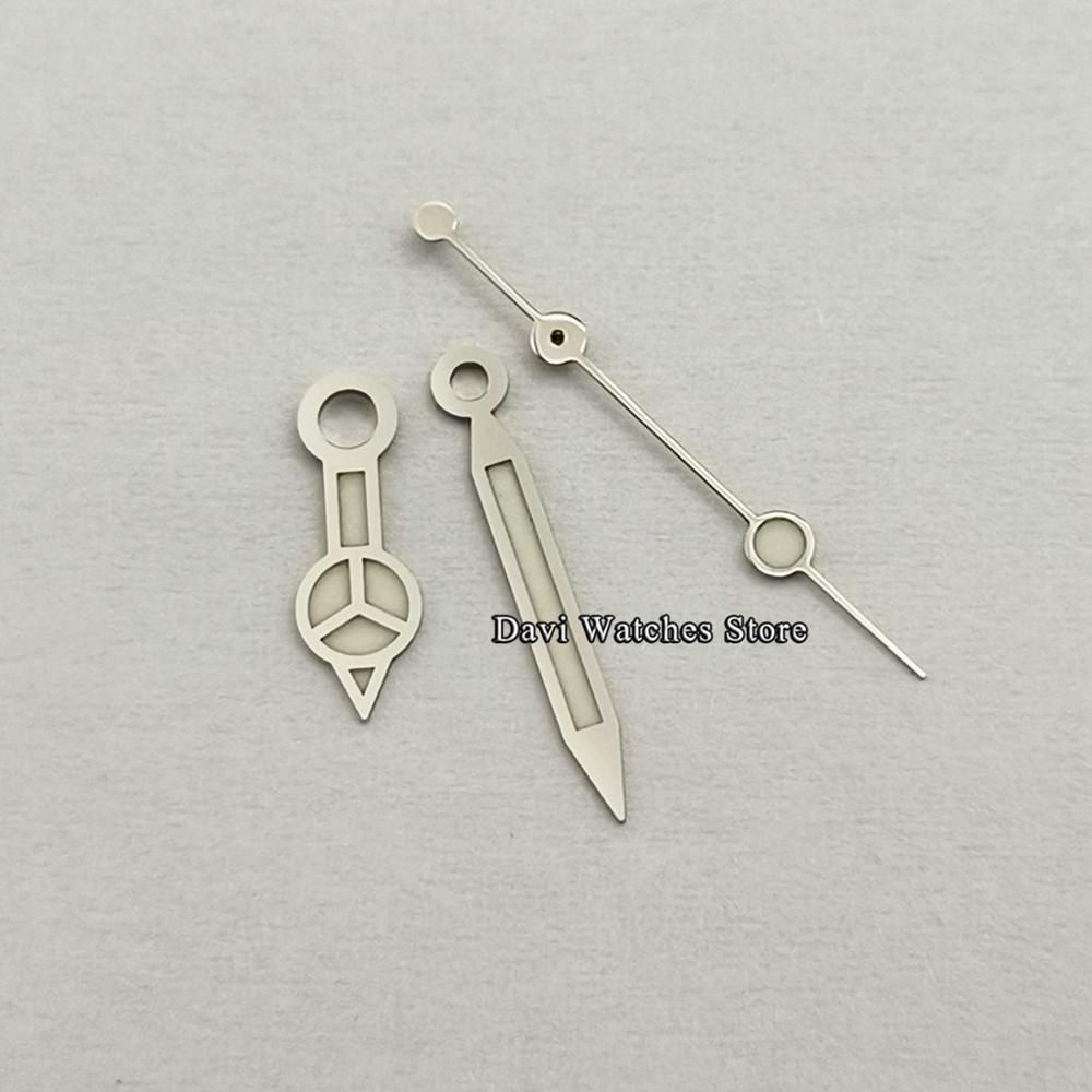 Aiguilles de montre pour hommes, nouvelles montres lumineuses vertes adaptées à Eta 2824 2836,Miyota 8215 821A série 82, mouvement DG2813 3804