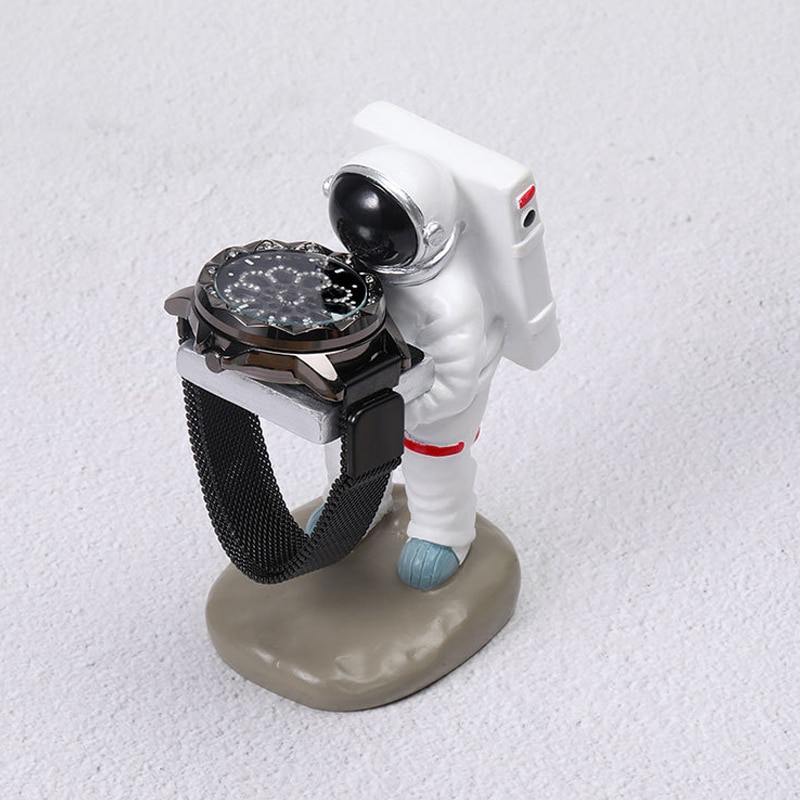 Individualitet ur stativ gammel husholderske astronauter ur opbevaringsboks sag ur display holder smykker organizer