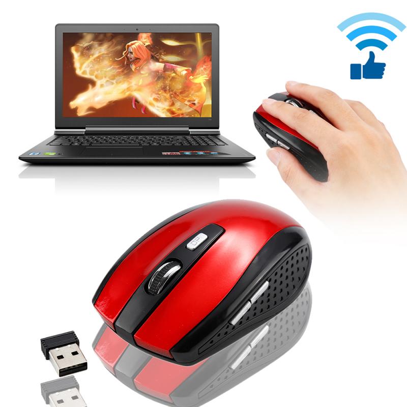 2.4Ghz Gaming Wireless Mouse Optical 1600 DPI Computer USB Game Mice for PC Laptop Desktop Mouse Gamer