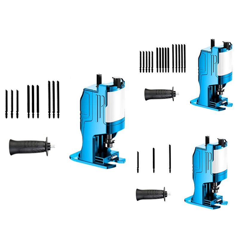 Portable Reciprocating Saw Conversion Head Electric Drill Adapter Metal Cutter Machine Attachment with Saw Blades