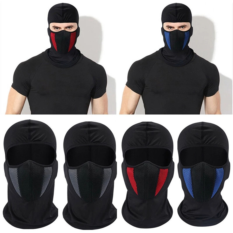 Pasamontañas para motocicleta, máscara facial completa a prueba de viento, protección facial a prueba de polvo, casco de motocicleta de invierno, Bandana, capucha, bufanda para el cuello de esquí