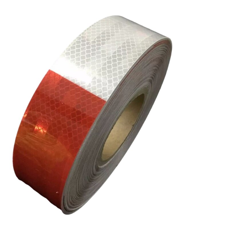 5CM*45M High Light Road Traffic Truck Van Construction Site Floor Self-adhesive Night Fluorescent Reflective Warning Tape