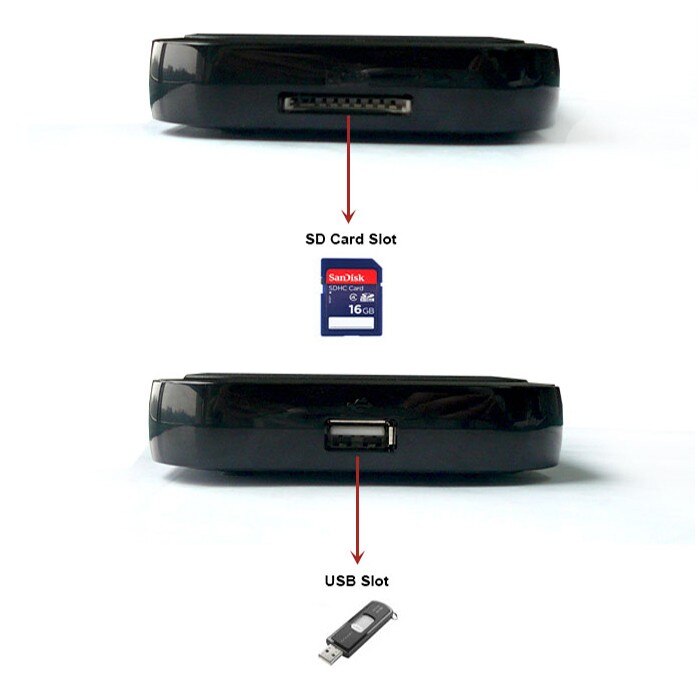 HD601 3D HDD Media Player Full HD 1080P AV HDMI VGA SD USB H.264 RM MKV,Flac,Ape external USB HDD UP TO 2TB HDD