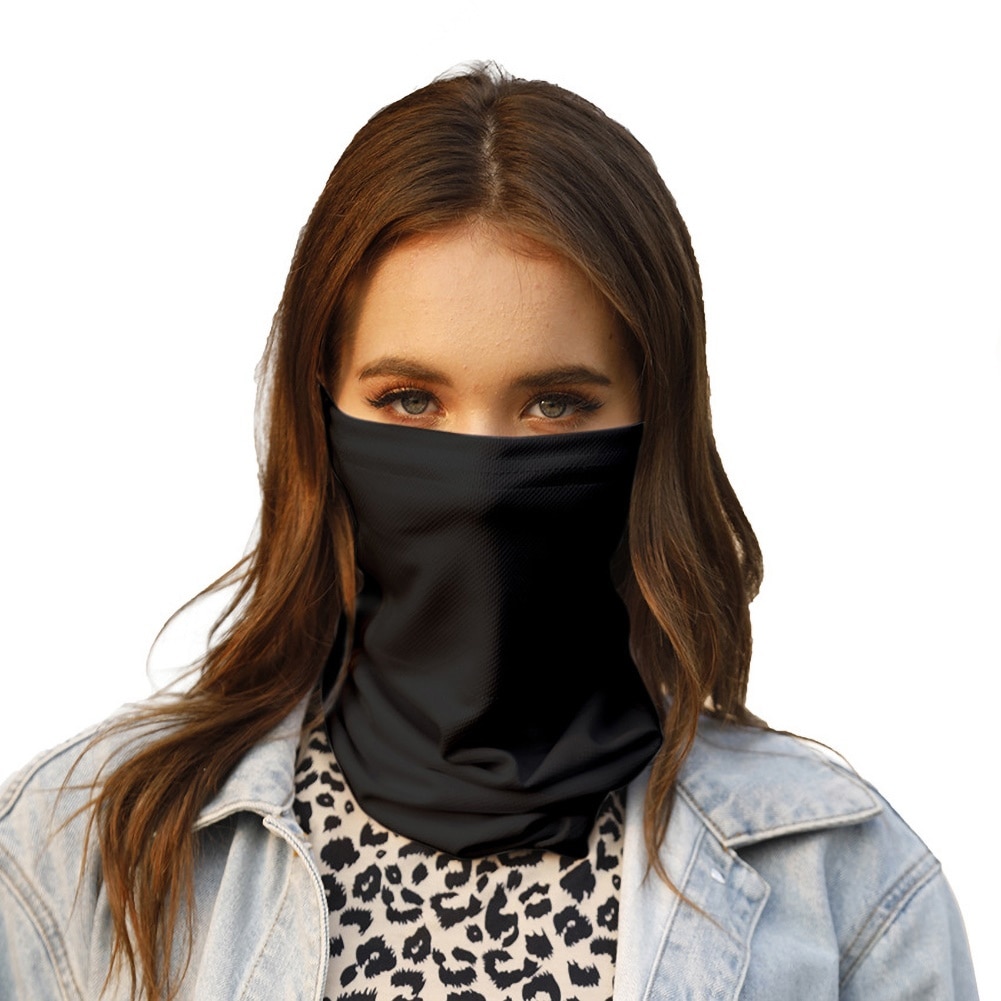 Schal Sommer 1 + 2 stücke draussen Radfahren Anti UV Staub Bandana Gesicht Abdeckung Hals Gamasche Schal mit Filter Frauen