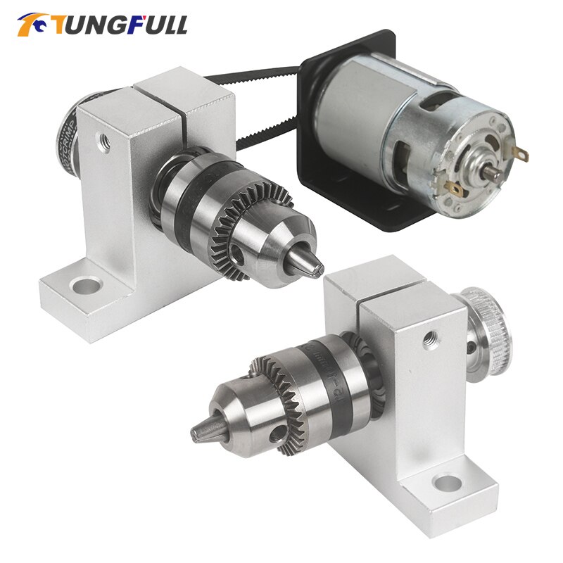 Three-jaw chuck spindle assembly mini lathe woodworking beads machine round ball machine Cutting Grinding Spindle