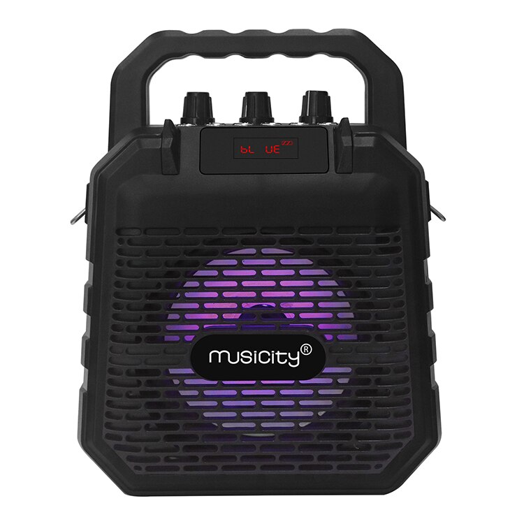 MUSICITY Bluetooth USB Karaoke Amplifier Speaker - Portable Audio Module with Wireless Function