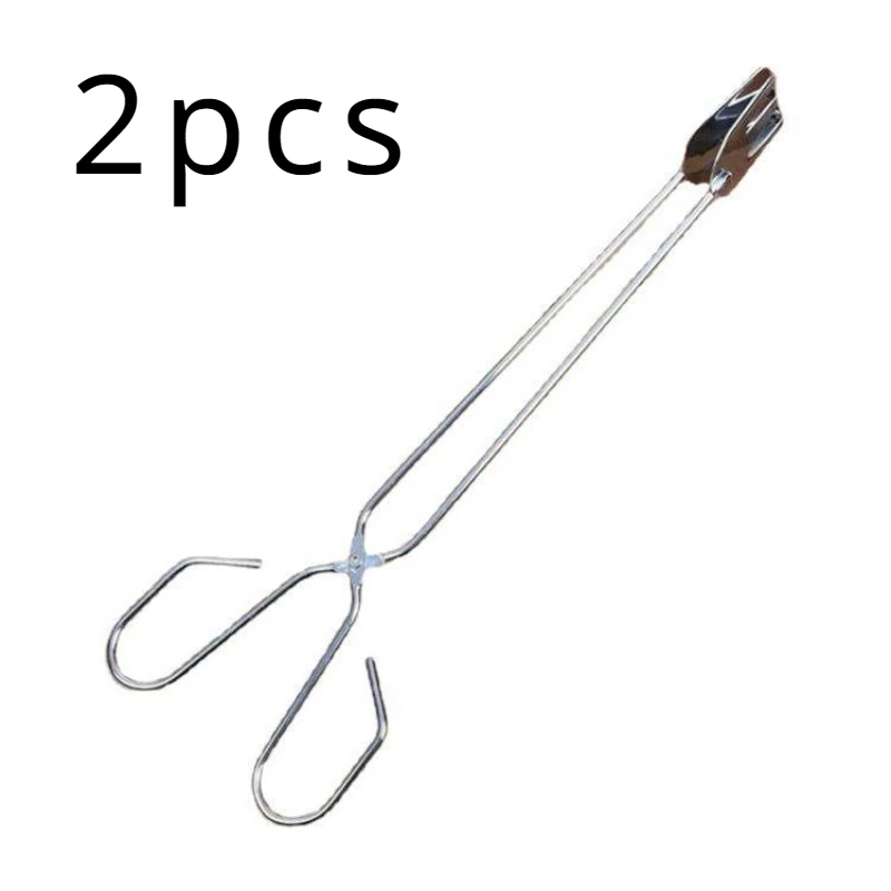 Multifunktionale Edelstahl-Grillzange für Lebensmittel, Gemüse, Fleisch, Holzkohleklemmen, Bratzange, tragbare Zange, Outdoor-Gadget: green
