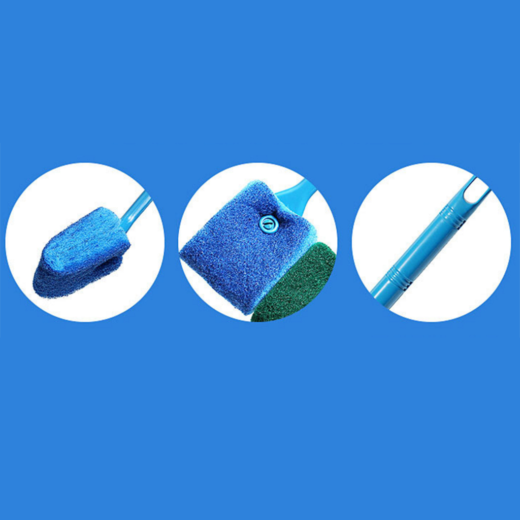 Aquarium Fish Tank Glass Cleaner Sponge Brush Algae Brush Scrubber Remover