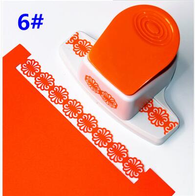 Large fancy flower border punch edge of the embossing machine handmade device DIY paper cutter Handmade scrapbooking: 6