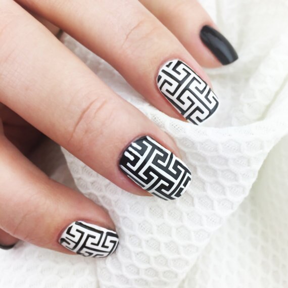 6/12/24 Uds plantillas para manicura pegatinas estampadas uso múltiple vinilos uñas puntas manicura pegatinas reutilizables Kit de juego de guía