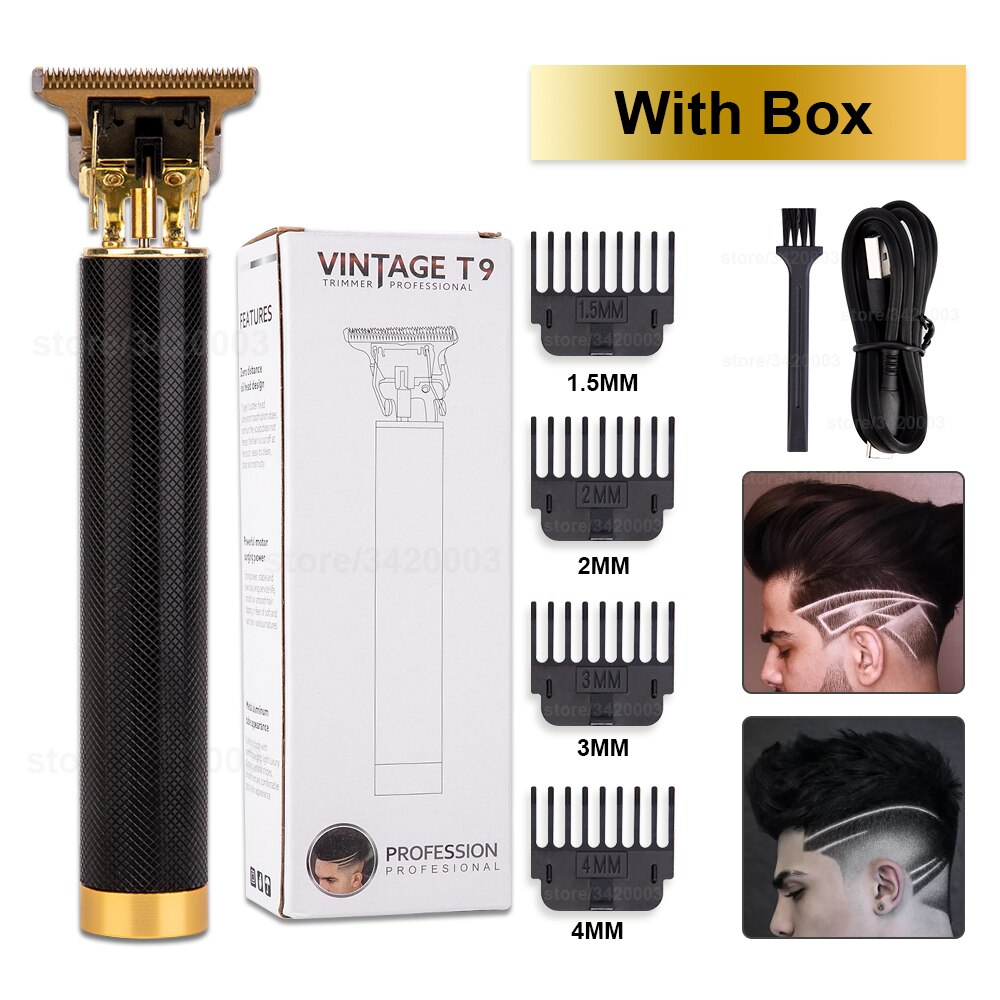Tondeuse Voor Mannen Oplaadbare Boeddha Dragon Professionele T Scheerapparaat Baard Trimmer Haar Snijmachine Outliner Haar Trimmer: USB C