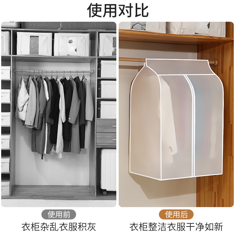 Storage Bags Waterproof Dustproof Clothes Big Dust Cover For Garment Suit Dress Coat Cloths Protector Hanging Organizer Wardrobe