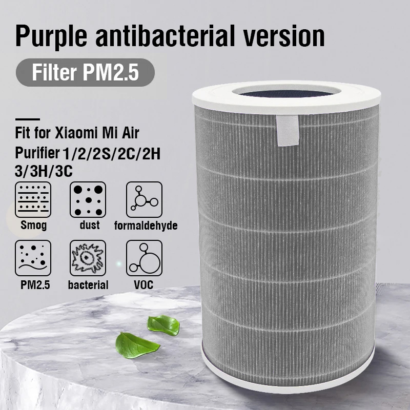 Para purificador de aire Xiaomi 3H 2 2C 2H 2S 3 3S 3C filtro de carbón activado red H13 HEPA 3 en 1 filtro purificador de aire Xiaomi filtro 3H3C