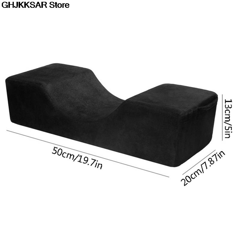 1X Lash Kussen Nek Ondersteuning Wimper Kussen Zacht Enten Wimpers Memory Foam Wimper Extension Kussen Make Salon Met Pocket