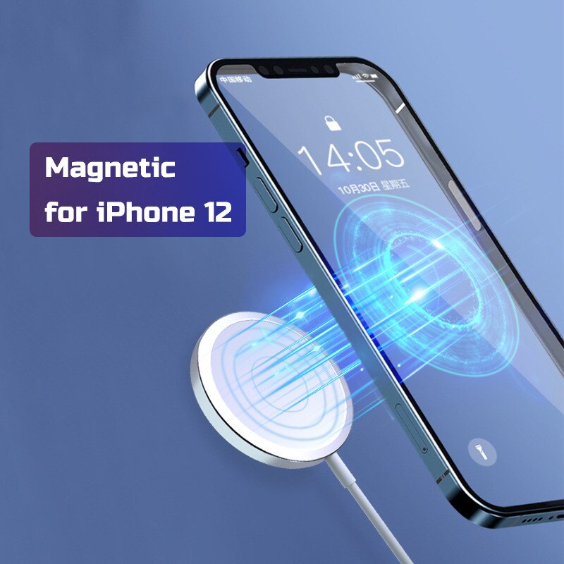 Magsafe Charger For iPhone 12 Pro Max Magnetic Wireless Charging Pad Mag Safe Fast Wireless Charger For Samsung Huawei Magsafing