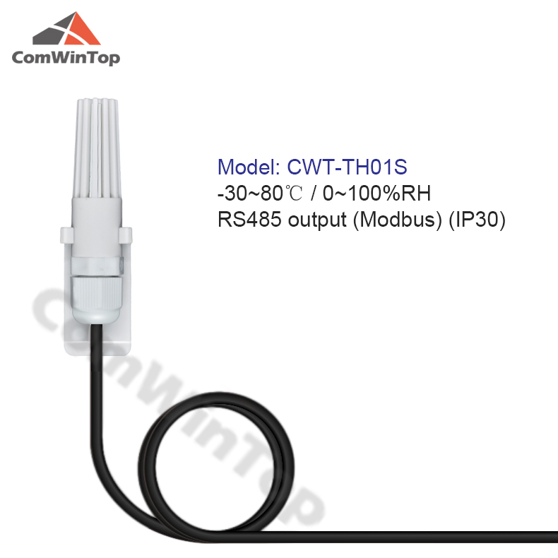 RS485 Modbus Water Proof Temperature Humidity Sensor Probe: Orange