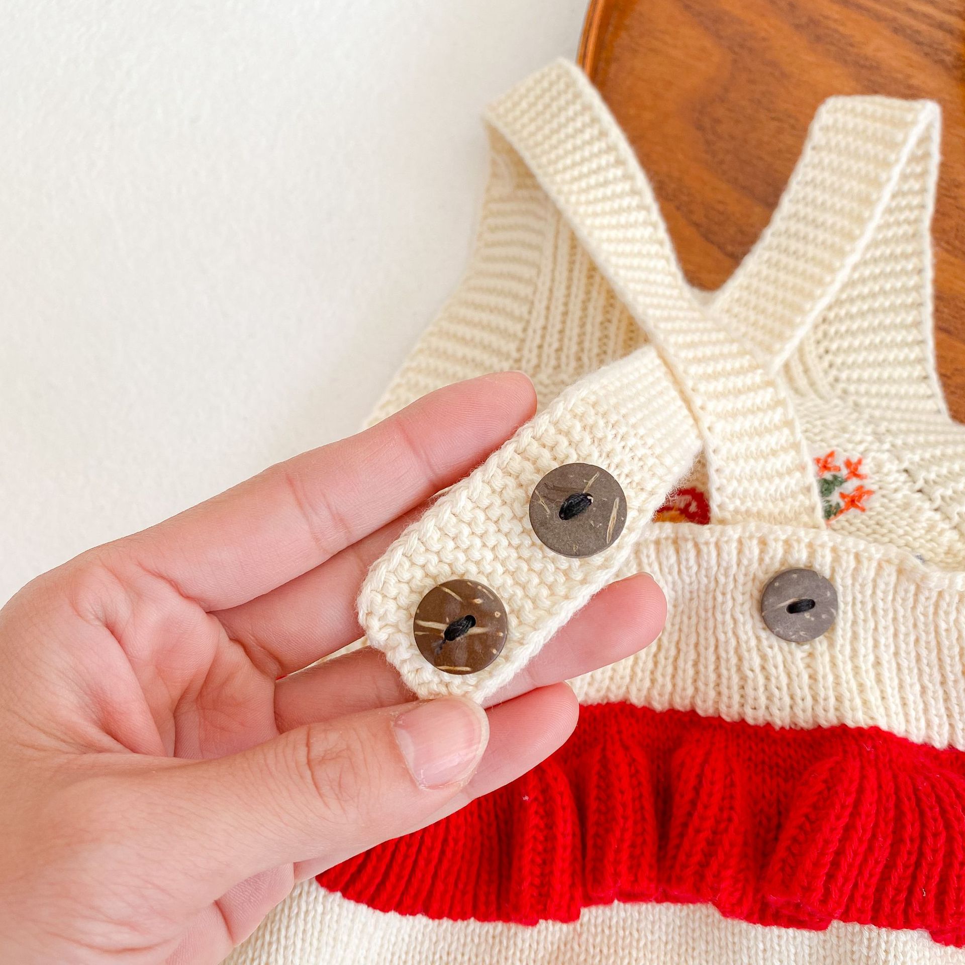 Bobotcnunu 2022 Baby jungen mädchen ärmelloser strickbody bestickt frühling herbst kleidung