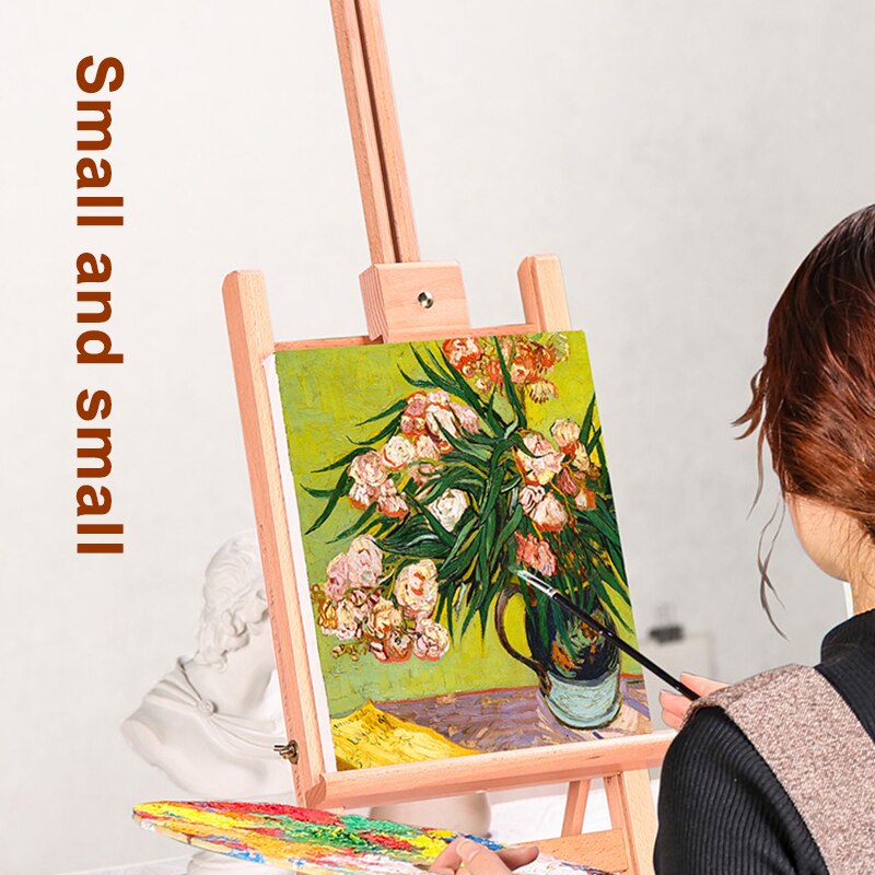 Desktop Easel Art Student's Drawing Board 4k Easel Folding Portable Beginner Watercolor Oil Painting Wooden Easel Sketch