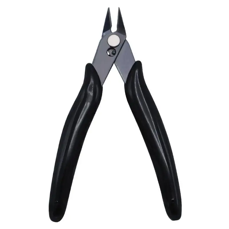 170-draadknipper DIY-trimmer Diagonale zijkniptang Kabeltang Mini Rood Blauw Tang Knipt Flush Nipper Draadtrimmer Handgereedschap: Rood