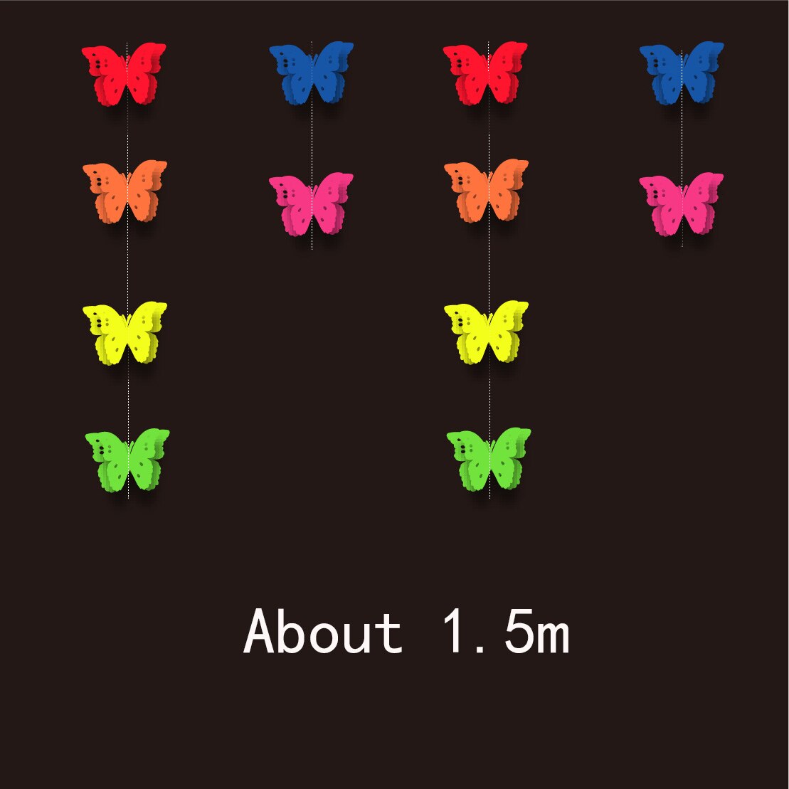 1Set Neon Happy Birthday Banner Stars Fluorescent Banners Party Backdrop Curtain DIY Balloon Arch Neon Glow Birthday Party Decor: 8.