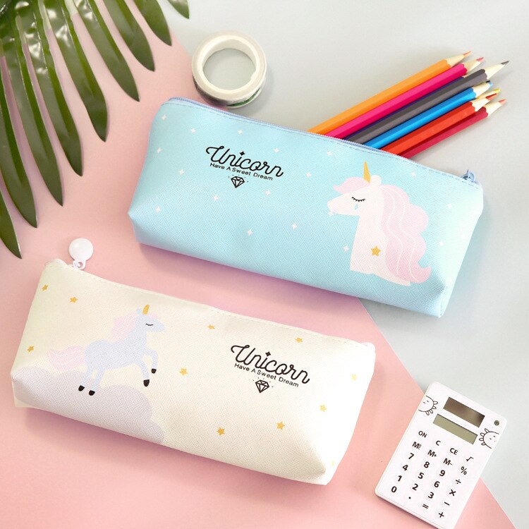 Unicorn Pencil Case School Supplies Stationery Pencil Box Pencilcase Office School Tools Pencil Cases Tools