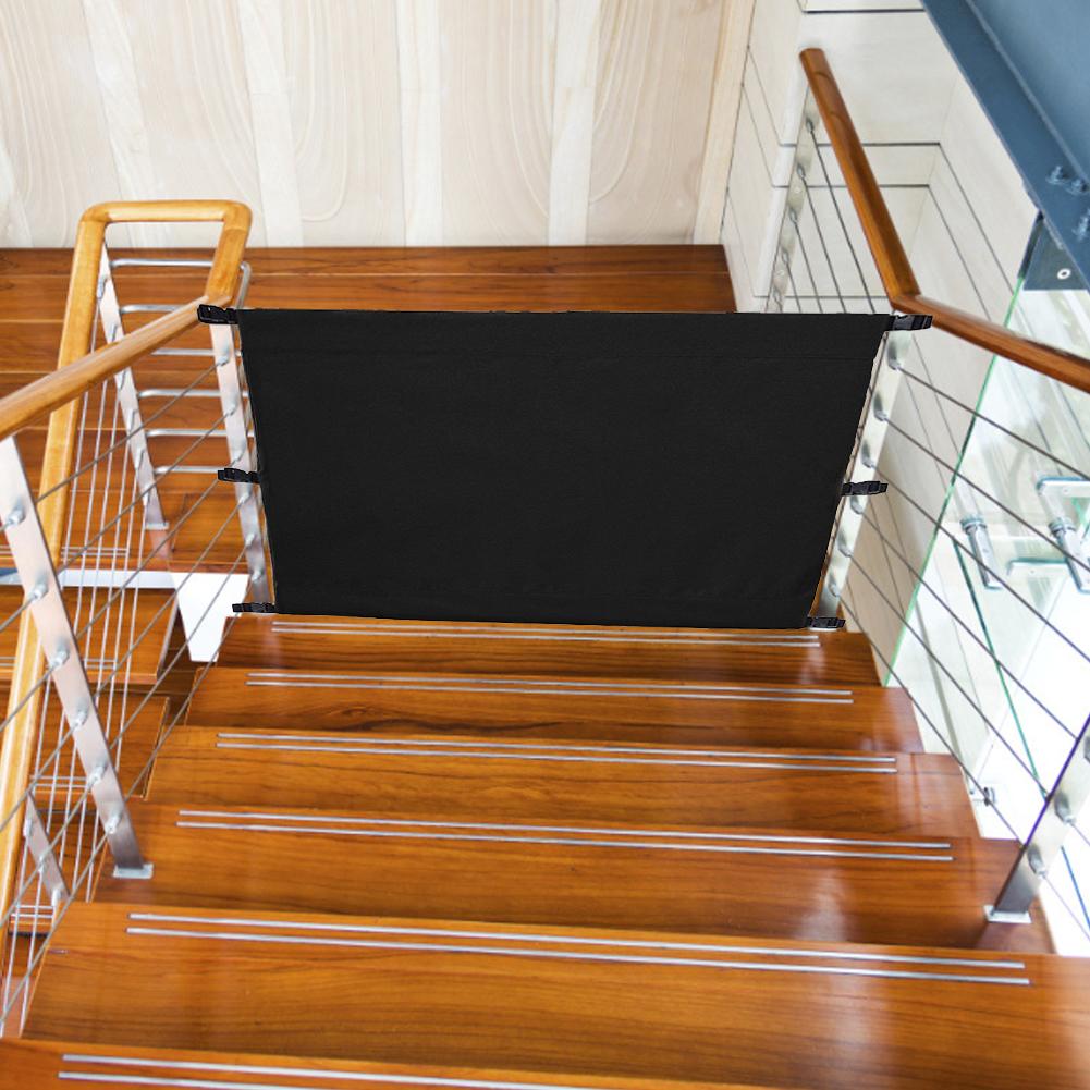 110x91cm Portable Stair Safety Protection Cat Net Pet Gate Foldable Dog Fence Set Durable Enclosure Insulated Guard