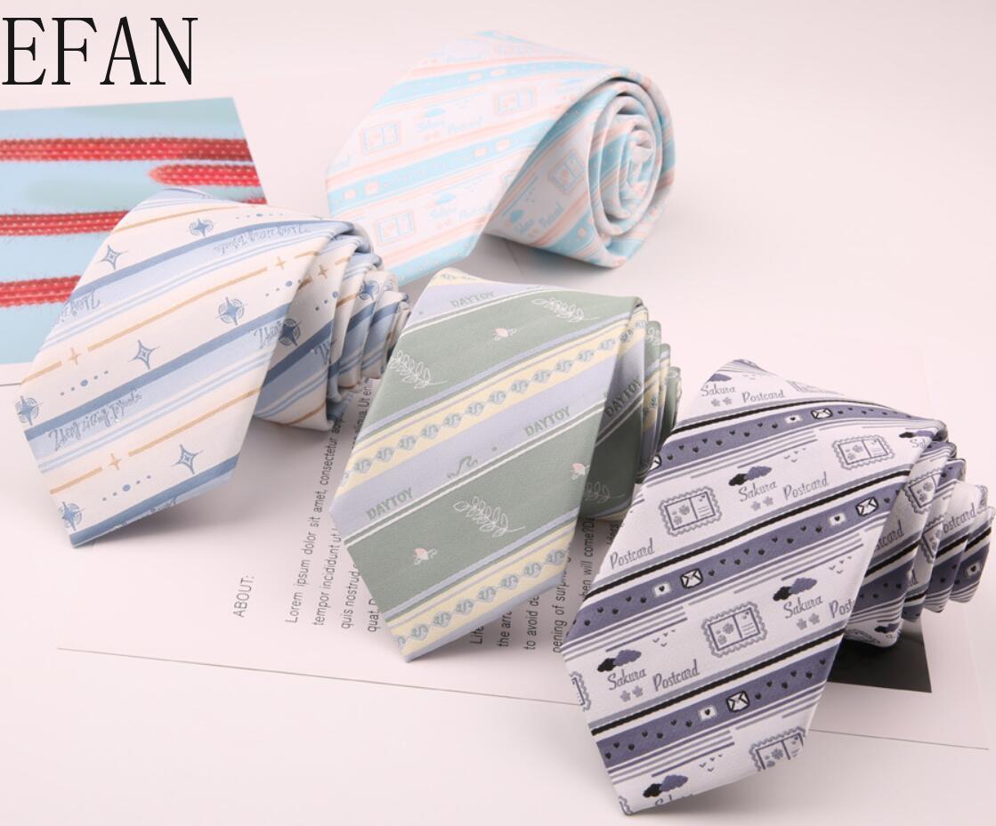 Style japonais Slim cou cravates pour hommes femmes décontracté rayé cravate pour garçons filles costumes étudiant cravate mince JK cravate Gravatas