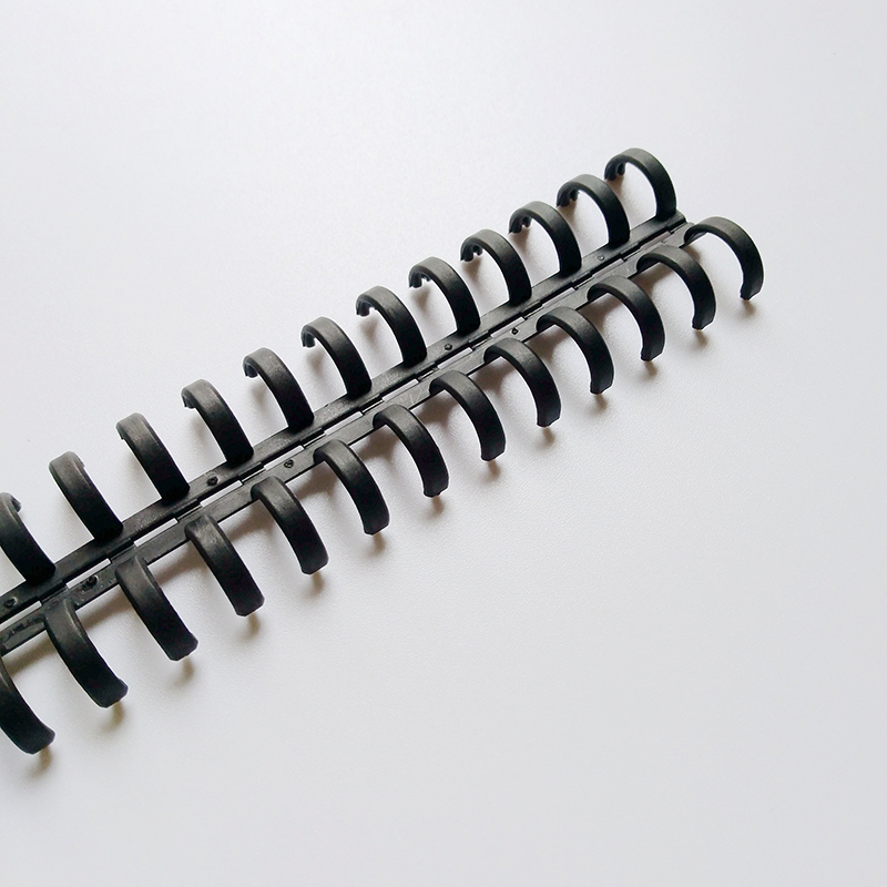 A5 B5 A4 PVC Transparent Notebook Covers Loose leaf Notepad Planner Cover For Office Matte Daily Memos Clip Plastic Paper Cover: 30 hole black X2