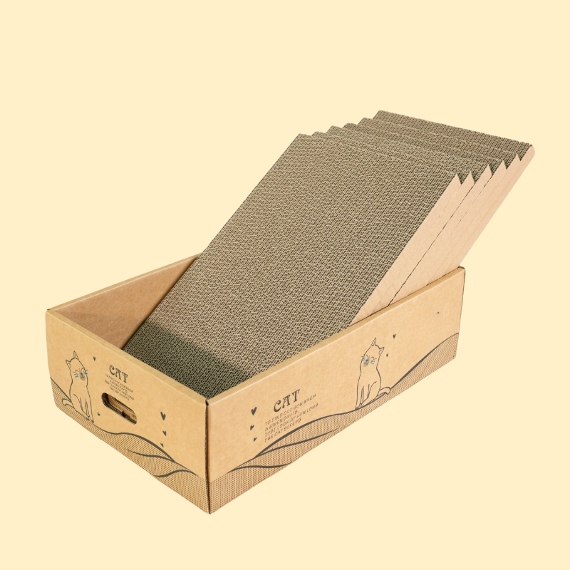 Pacote com 6 postes para arranhar gatos, 13" de largura, extragrandes, postes de arranhar de papelão reversíveis para gatos grandes, médios e pequenos
