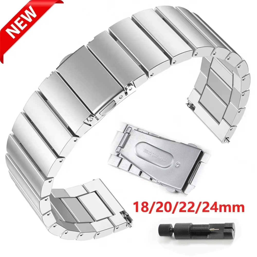 Bracciale In Acciaio Inossidabile Bracciale Metallo Inox Per - Foto 11