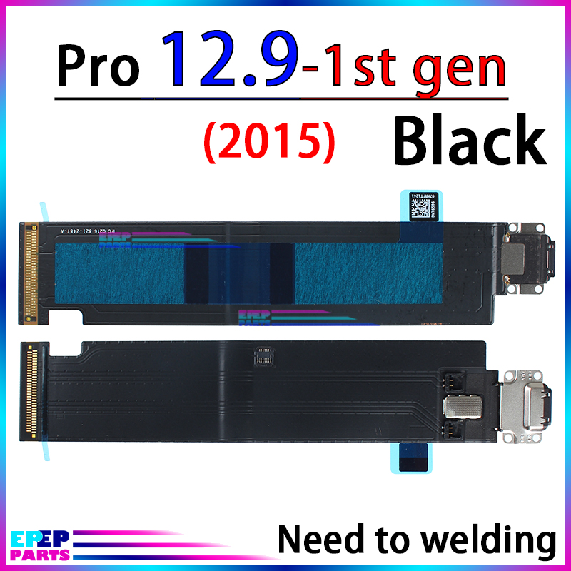 Cable de puerto de carga conector Dock para Ipad Pro 9,7 10,5 11 12,9 Módulo de placa flexible de cargador: Pro12.9 2015 1st B