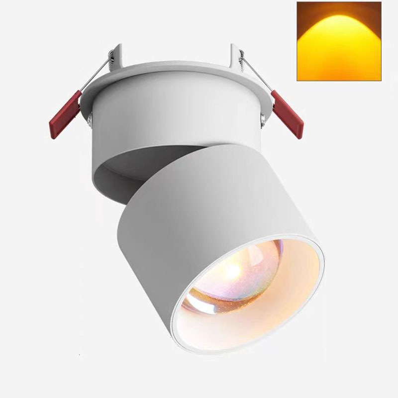 Solnedgangsspotlight vægvasker foldbar 350 ° roterende stueindgang 220v bakkeformer solnedgangsbelysning stemningslamper: Gul