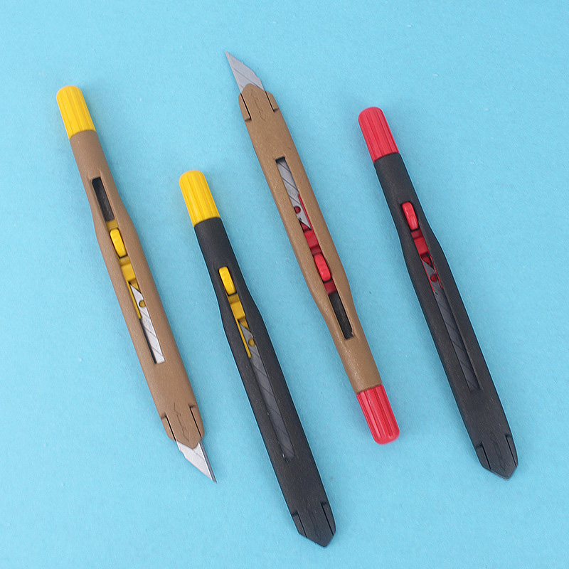 1Pcs Utility Sharp Craft Knife Leather Cutting Knife Paper Carver Shaperner Tools Blade No Shaking 30 Degree Retractable Blades