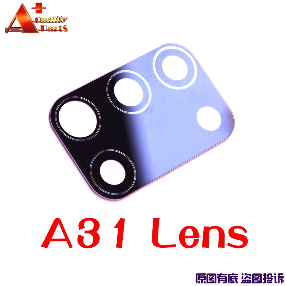 Back Rear Camera Lens Glass with Cover Frame Ring Holder Braket Assembly for Samsung Galaxy A31 A51 A71 5G A515 A516 A715 A716: A31 Lens