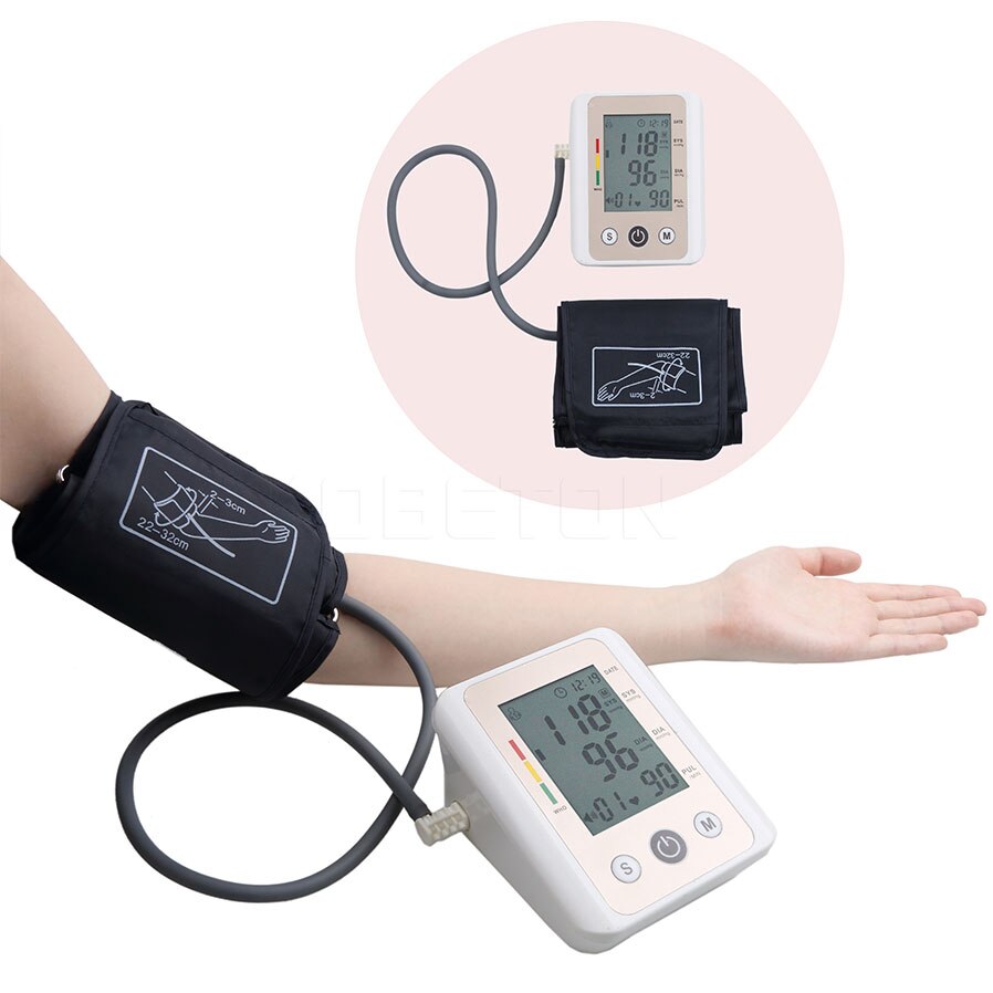 22-32cm store blodtryksmanchetter til voksne armers blodtryksmåler meter tonometer blodtryksmåler