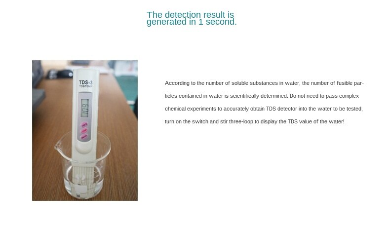 Domestic water detector pen TDS detector water soluble particle detector water environment accurate detection of sewage