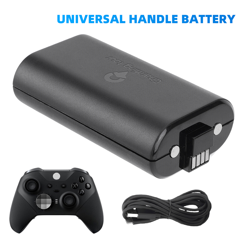 Ladekit für X-Box One/SX/SS Akku-Set mit kabellosem Griff 2000mAh Typ-C-Ladekabel wiederauf ladbarer Akku Spiel zubehör