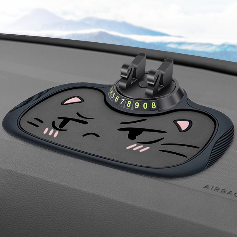Auto Anti-Rutsch-matt Auto Telefon Halfter Nicht Unterhose Klebrige Anti Rutsche Multi-funktionale Bindestrich Telefon Halterung Silikon Armaturenbrett Auto Pad matt: Lila