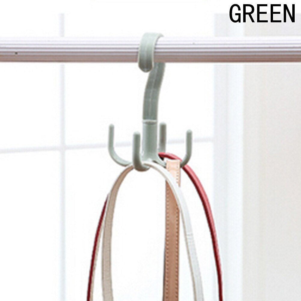 Handbag Bag Holder Space Saving Hanger Cabinets Clothes Rack 360 Degree Rotation Shoes Belt Scarf Hanging Rack