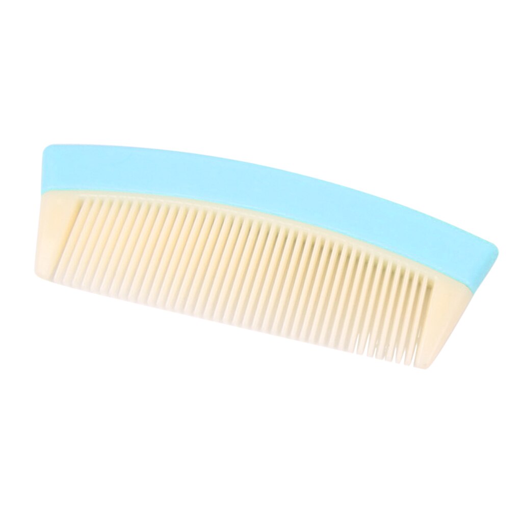 Fine Teeth Detangling Hair Comb Anti-static Scalp Head Massage Hairbrush Comb for Long Curly Thick Hair, 5.8’’: Light Blue