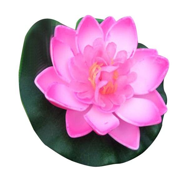 Wedding Decoration Artificial Flowers Floating Lotus Ornament for Aquarium Fish Tank Pond Water Lotus Home Swim Pool Decor: A4