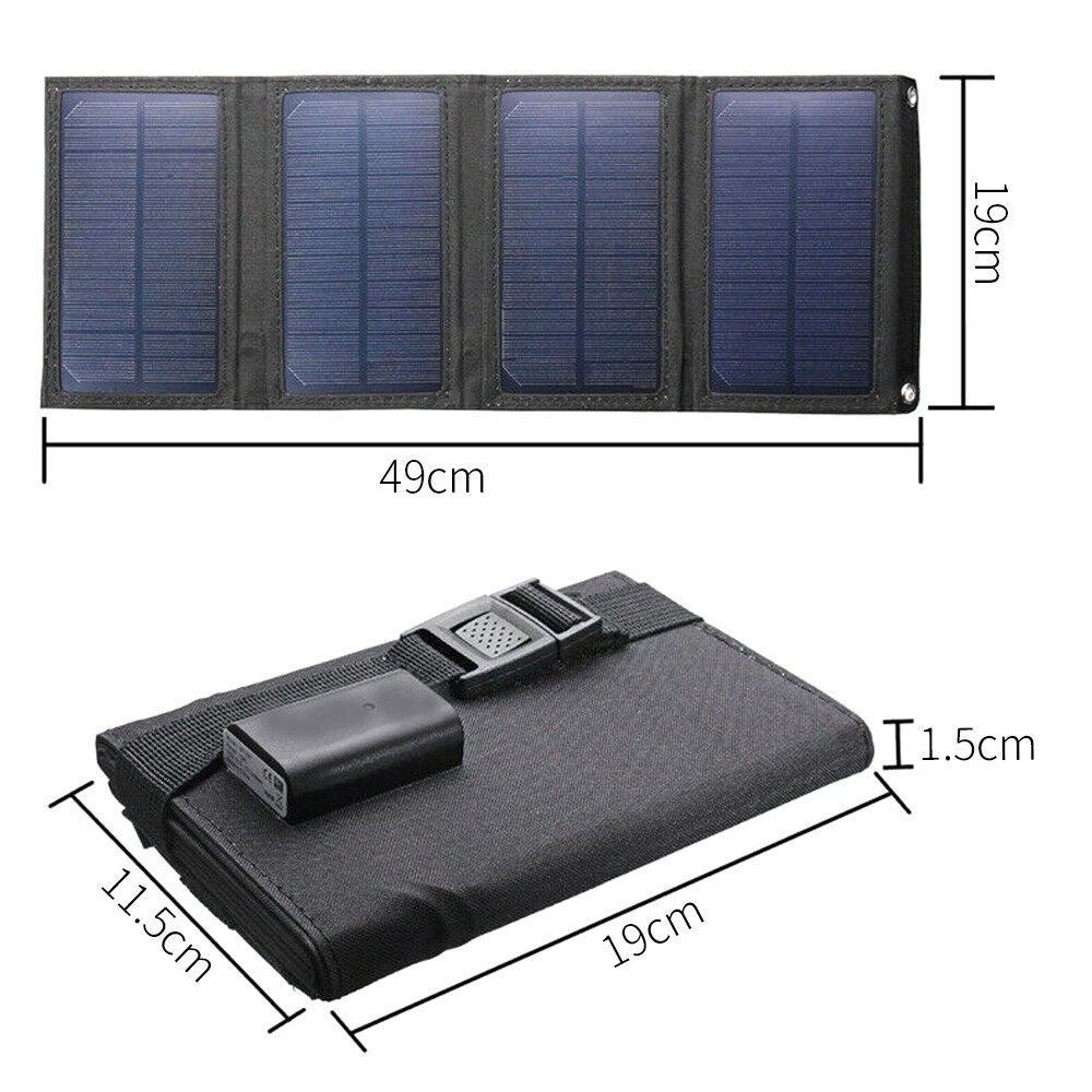 Panel Solar Mini Sistema Solar DIY para cargadores de teléfono móvil batería portátil célula Solar Camping senderismo portátil reutilizable