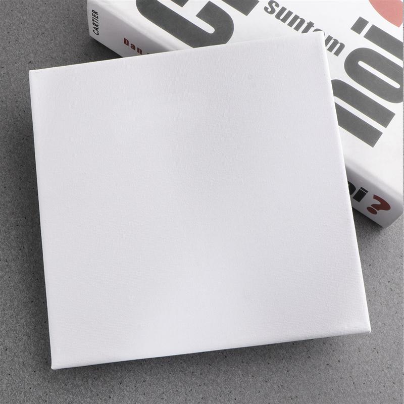 1Piece White Blank Square Artist Canvas For Canvas Oil Painting Wooden Board Frame For Primed Oil Acrylic Painting