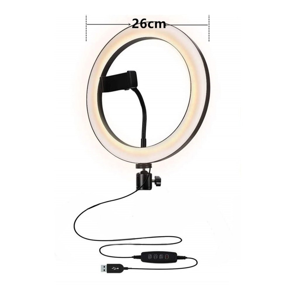 8 zoll LED Dimmbare Ring Licht Mit Stativ praktisch kabellos Regler Live-Schönheit Lampe Dimmbar