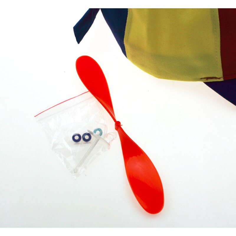 Outdoor parent-child rainbow hat with propeller cap adjustable size windproof sunshade ball cap