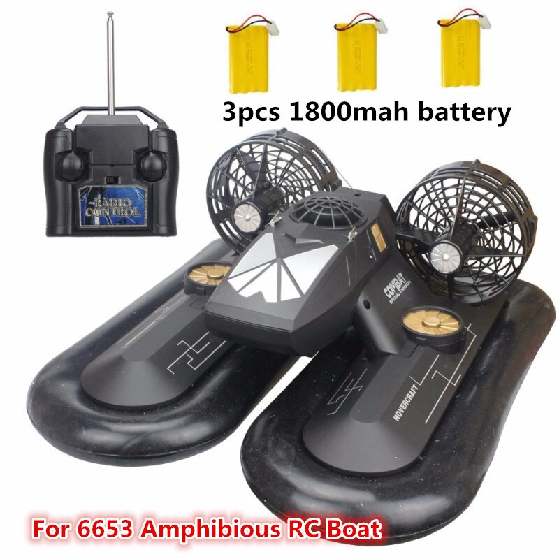 6653 amphibious Hovercraft Rc Boat 3pcs battery 9V 1800mAh battery for 6653 Hovercraft Rc Boat spare parts battery