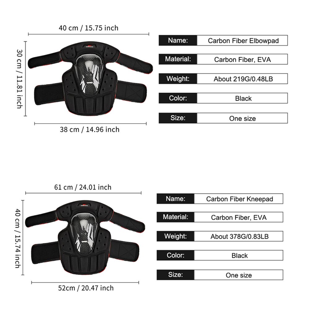 WOSAWE Adult Protective Motocross Knee Pads Gear Snowboard Skateboard Ski MTB Motorcycle Elbow Kneepads Protection Guard Suit