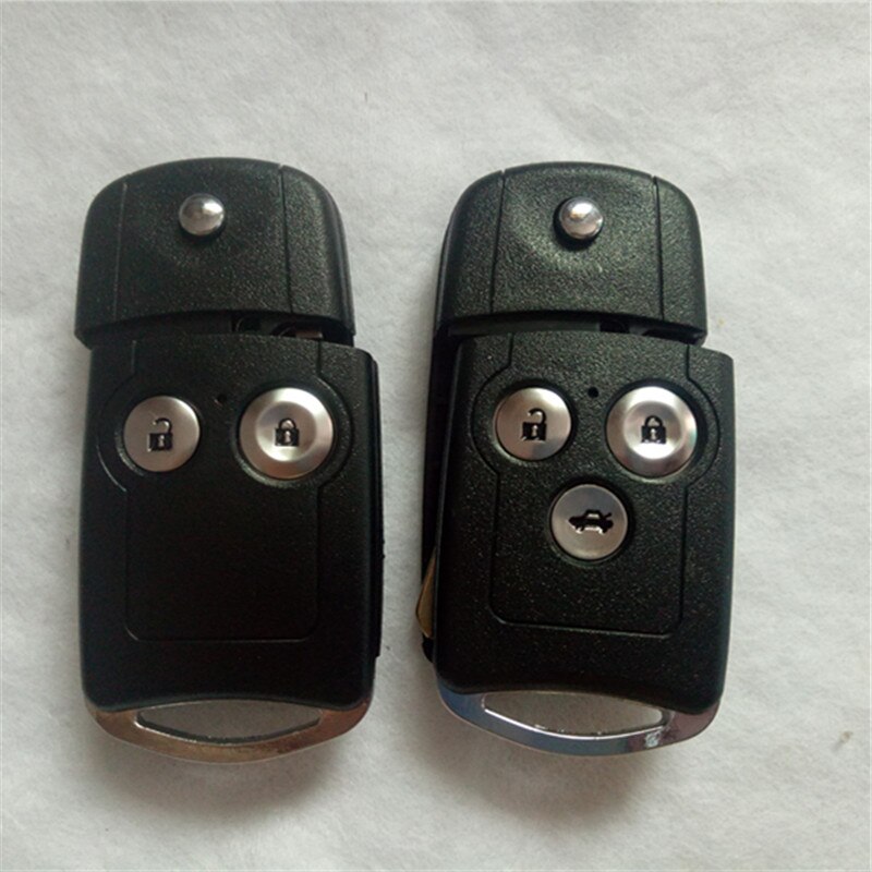 Dakatu 2/3 Knoppen Vervanging Flip Folding Remote Key Shell Case Voor Honda Crv Odyssey Jazz Accord Fob Cover