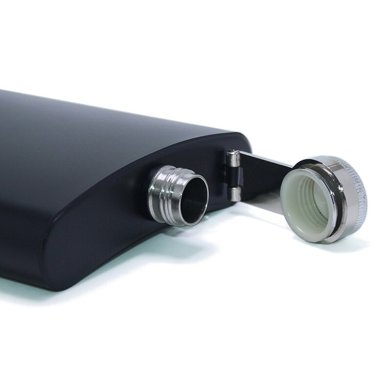 6-8Oz Stainless Steel Hip Flask Portable Whiskey Alcohol Bottle Travel Pocket Engraved Wine Drink Pot with Funnel Drinkware